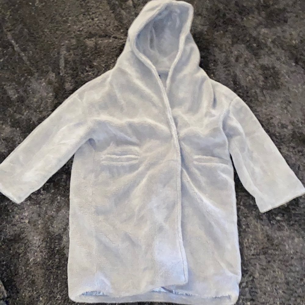 Boohoo Grey Teddy Coat